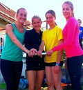 Lisanne, Malina, Zara, Tabea (v. l.)